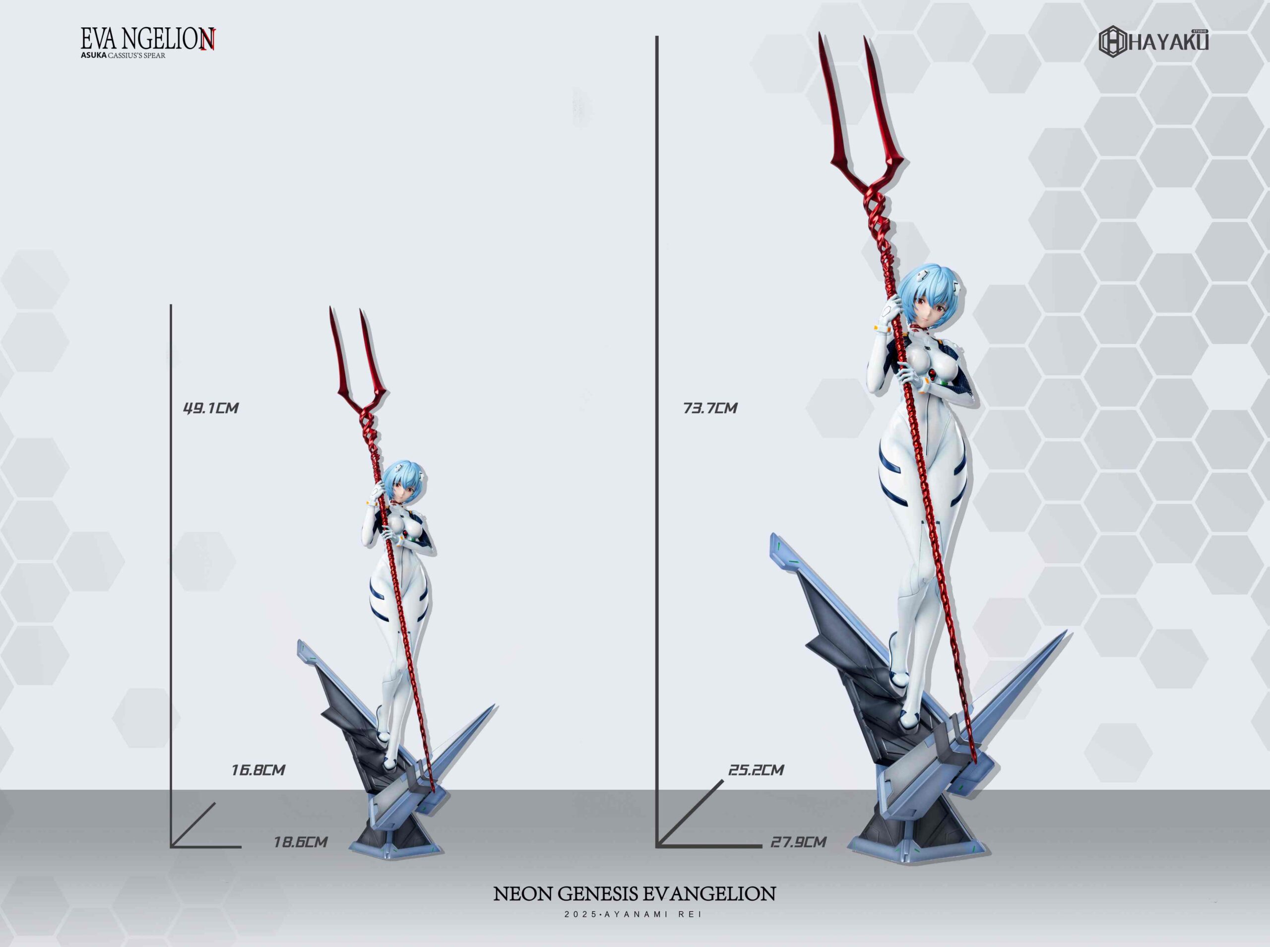 HAYAKU Studio Neon Genesis Evangelion Soryu Asuka Langley Ayanami Rei