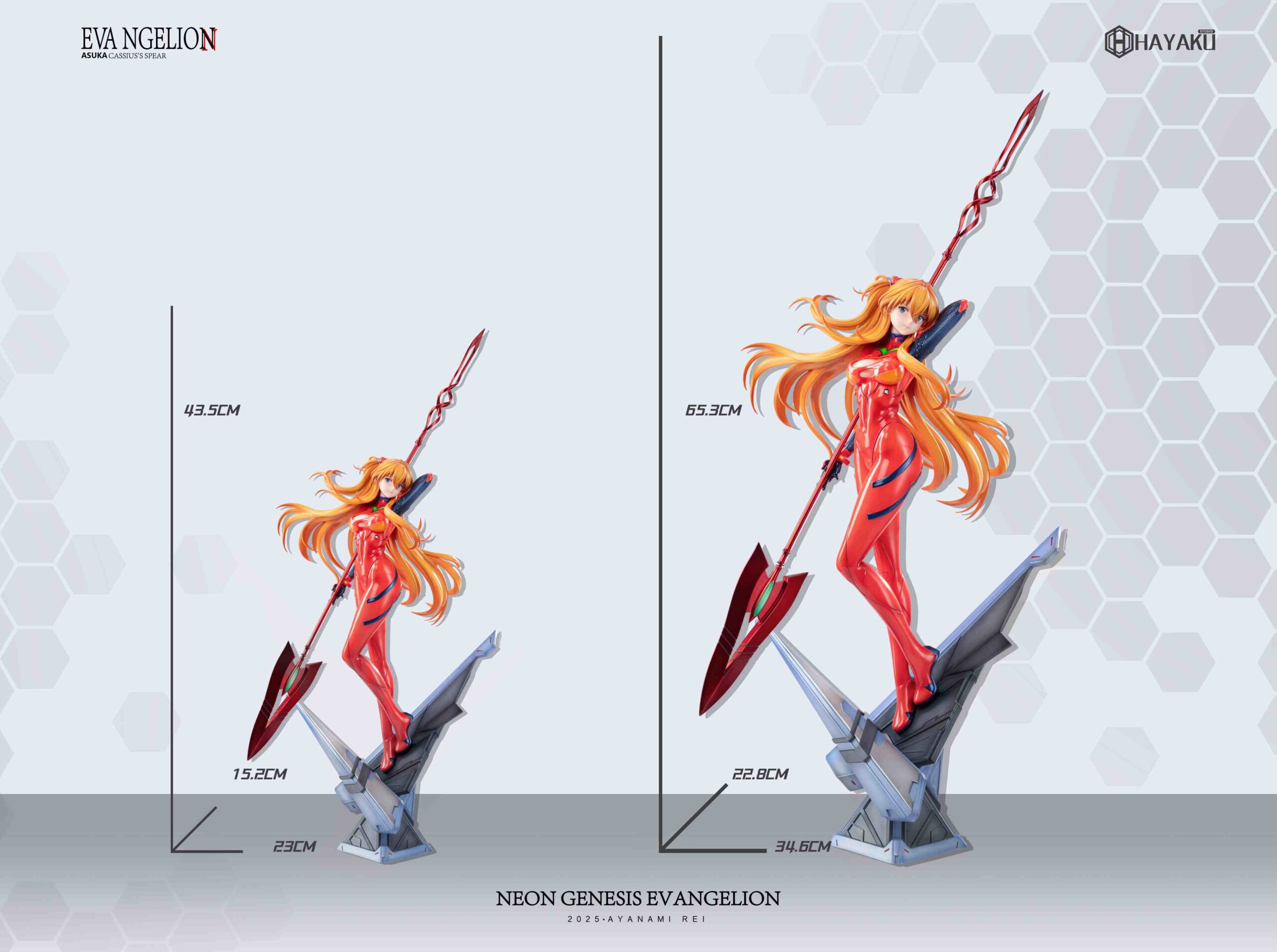HAYAKU Studio Neon Genesis Evangelion Soryu Asuka Langley Ayanami Rei