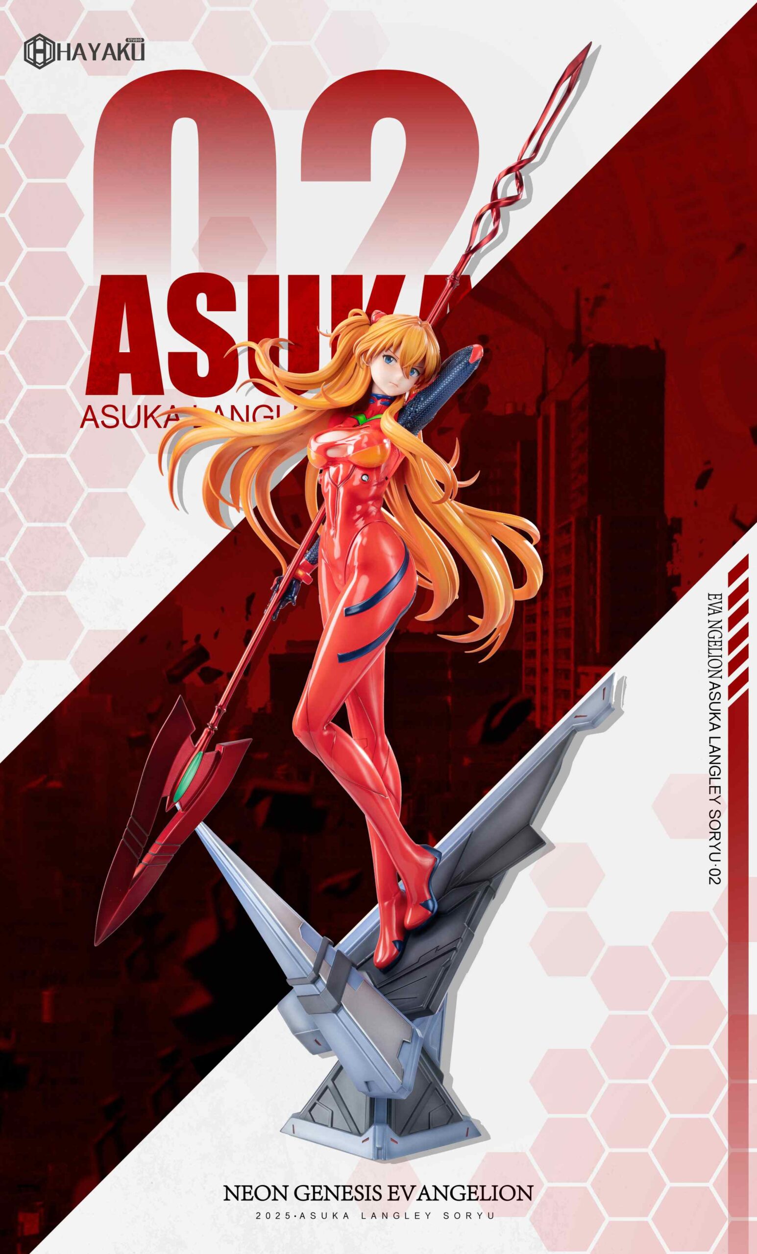 HAYAKU Studio Neon Genesis Evangelion Soryu Asuka Langley Ayanami Rei