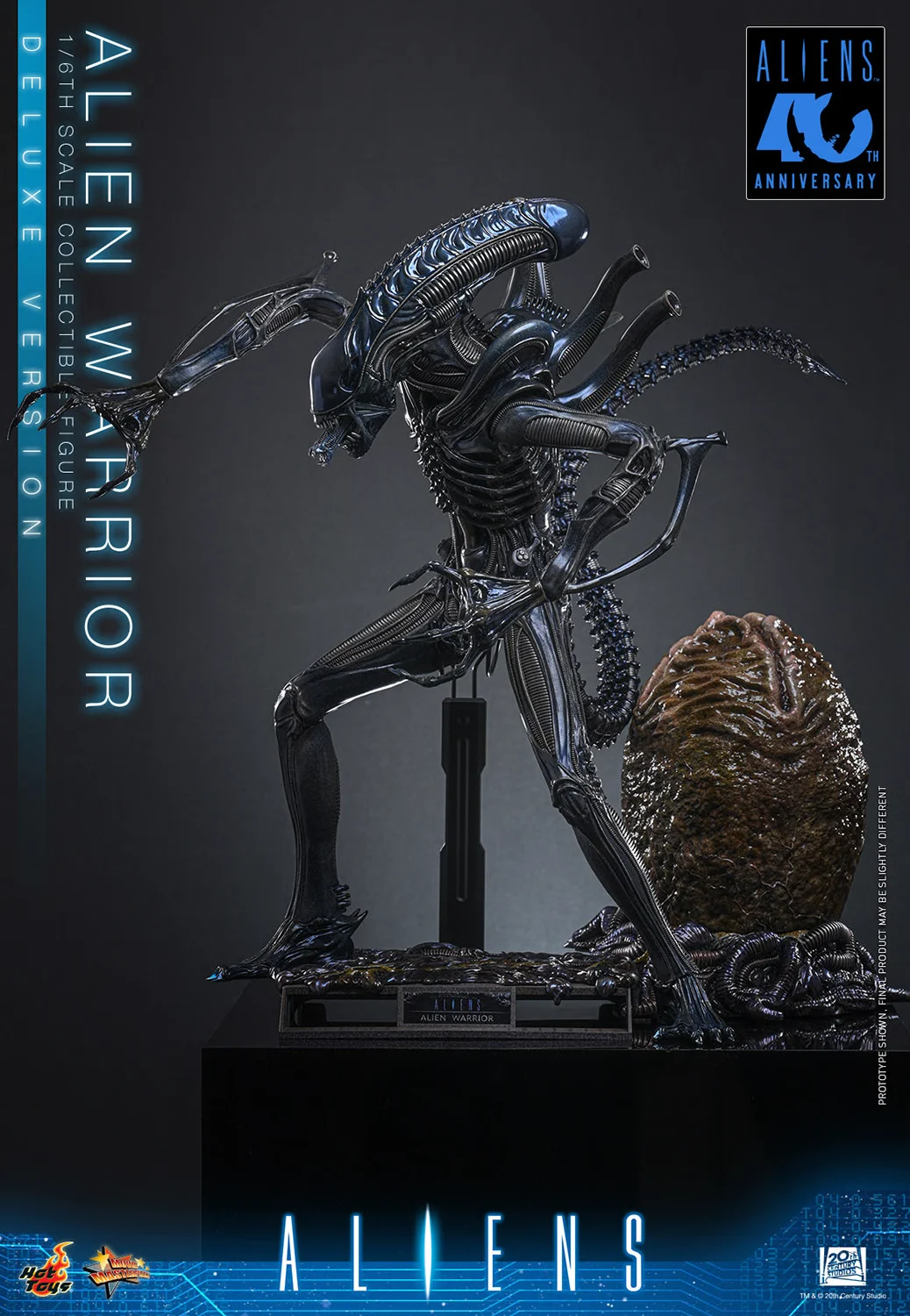 HOT TOYS - Aliens MMS899 Alien Warrior (Deluxe Ver.) 16th Scale Collectible Figure BRAND ALIEN