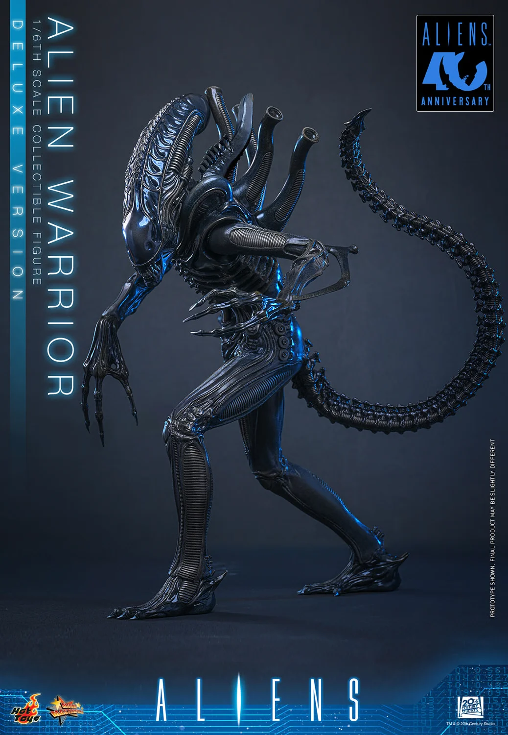 HOT TOYS - Aliens MMS899 Alien Warrior (Deluxe Ver.) 16th Scale Collectible Figure BRAND ALIEN