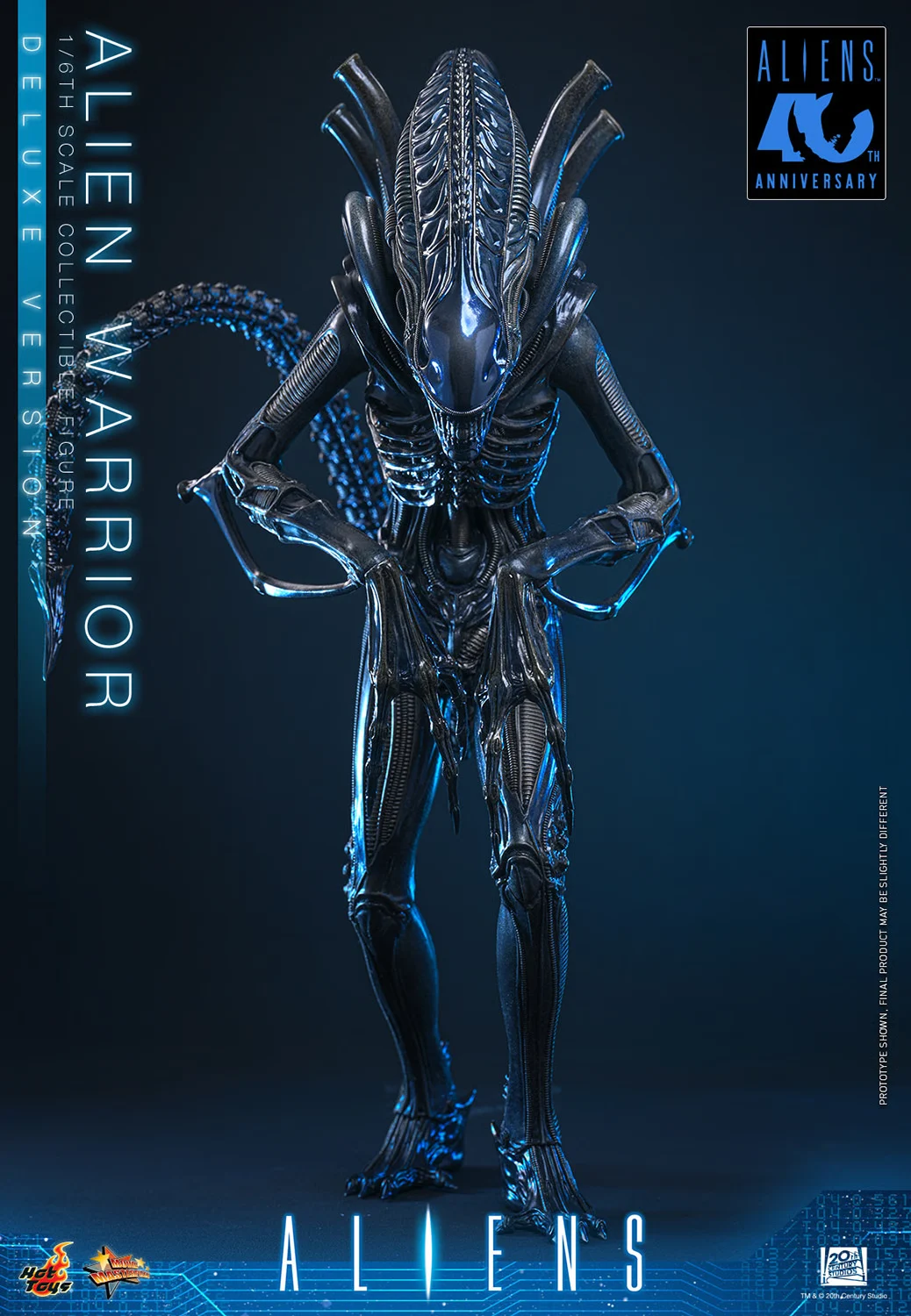HOT TOYS - Aliens MMS899 Alien Warrior (Deluxe Ver.) 16th Scale Collectible Figure BRAND ALIEN