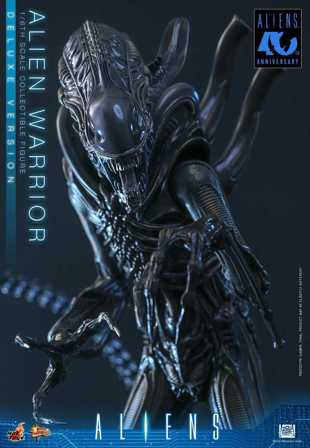 HOT TOYS - Aliens MMS899 Alien Warrior (Deluxe Ver.) 16th Scale Collectible Figure BRAND ALIEN