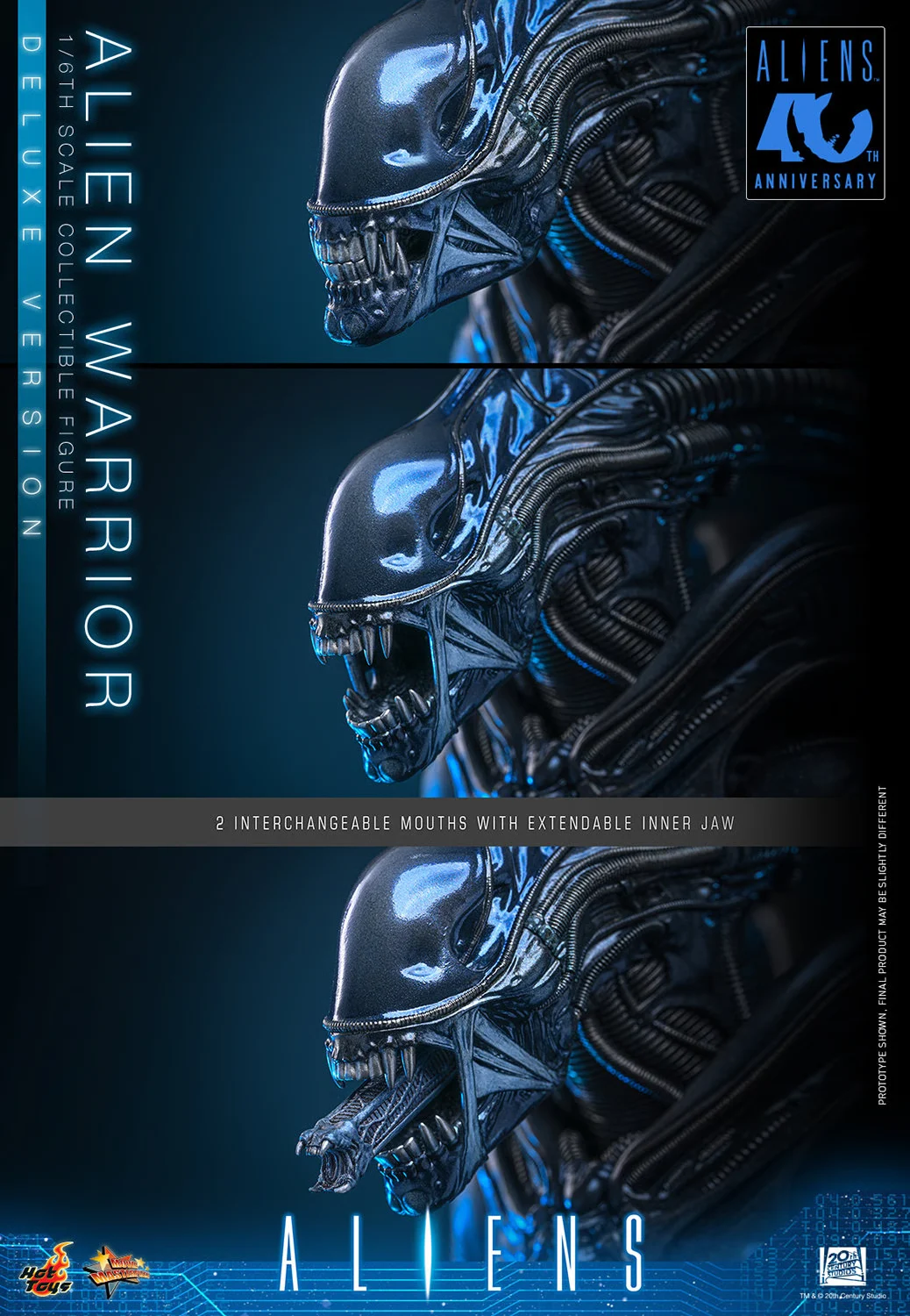 HOT TOYS - Aliens MMS899 Alien Warrior (Deluxe Ver.) 16th Scale Collectible Figure BRAND ALIEN