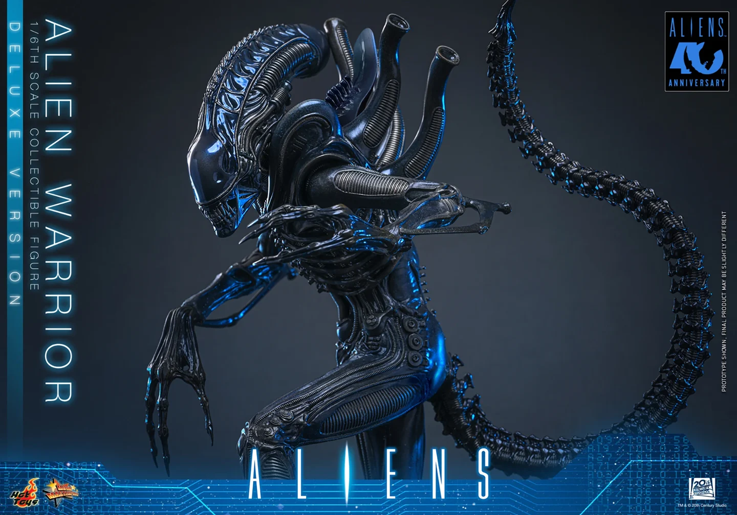 HOT TOYS - Aliens MMS899 Alien Warrior (Deluxe Ver.) 16th Scale Collectible Figure BRAND ALIEN