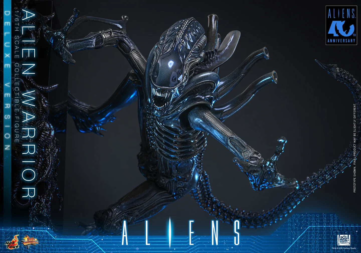 HOT TOYS - Aliens MMS899 Alien Warrior (Deluxe Ver.) 16th Scale Collectible Figure BRAND ALIEN