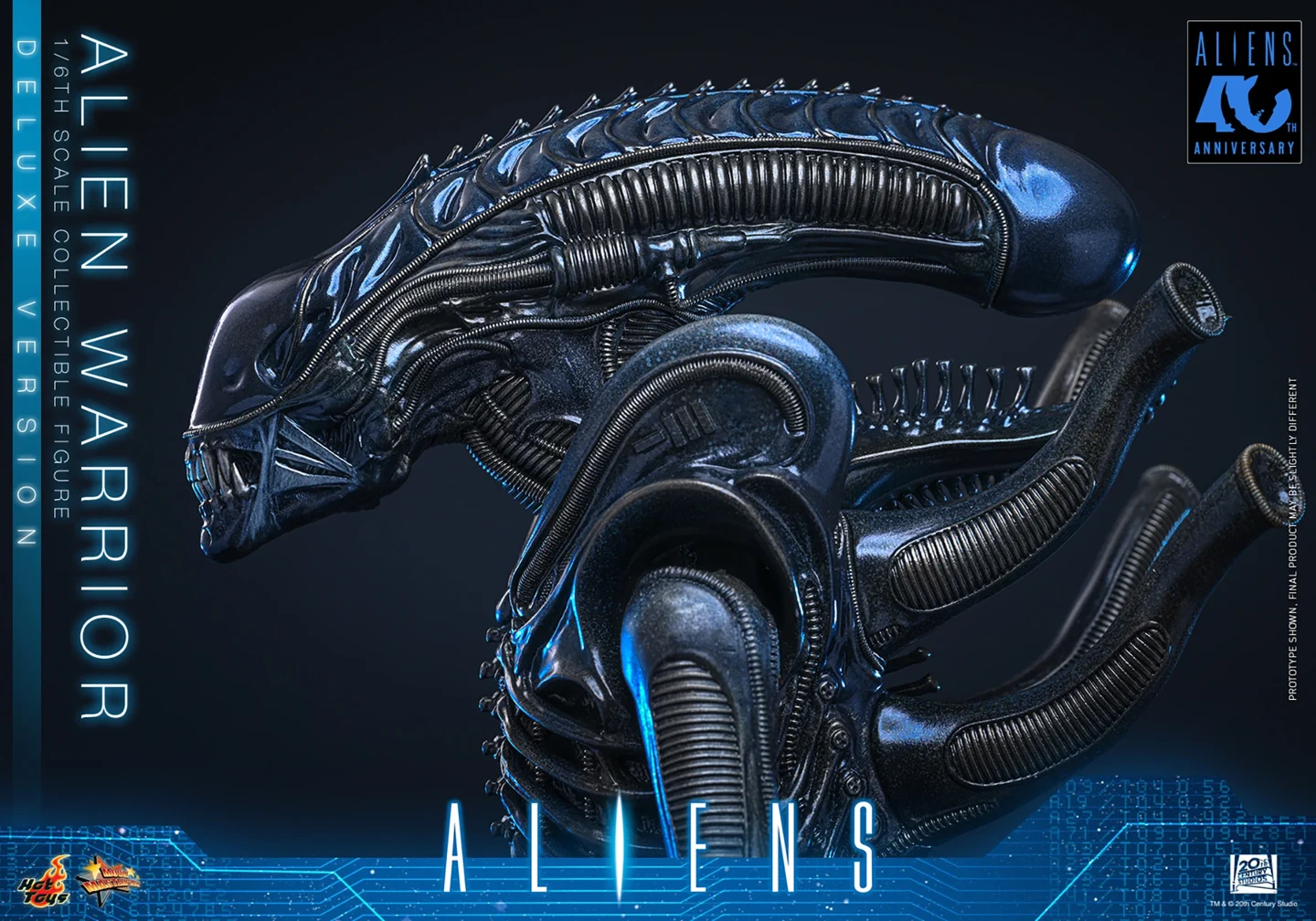 HOT TOYS - Aliens MMS899 Alien Warrior (Deluxe Ver.) 16th Scale Collectible Figure BRAND ALIEN