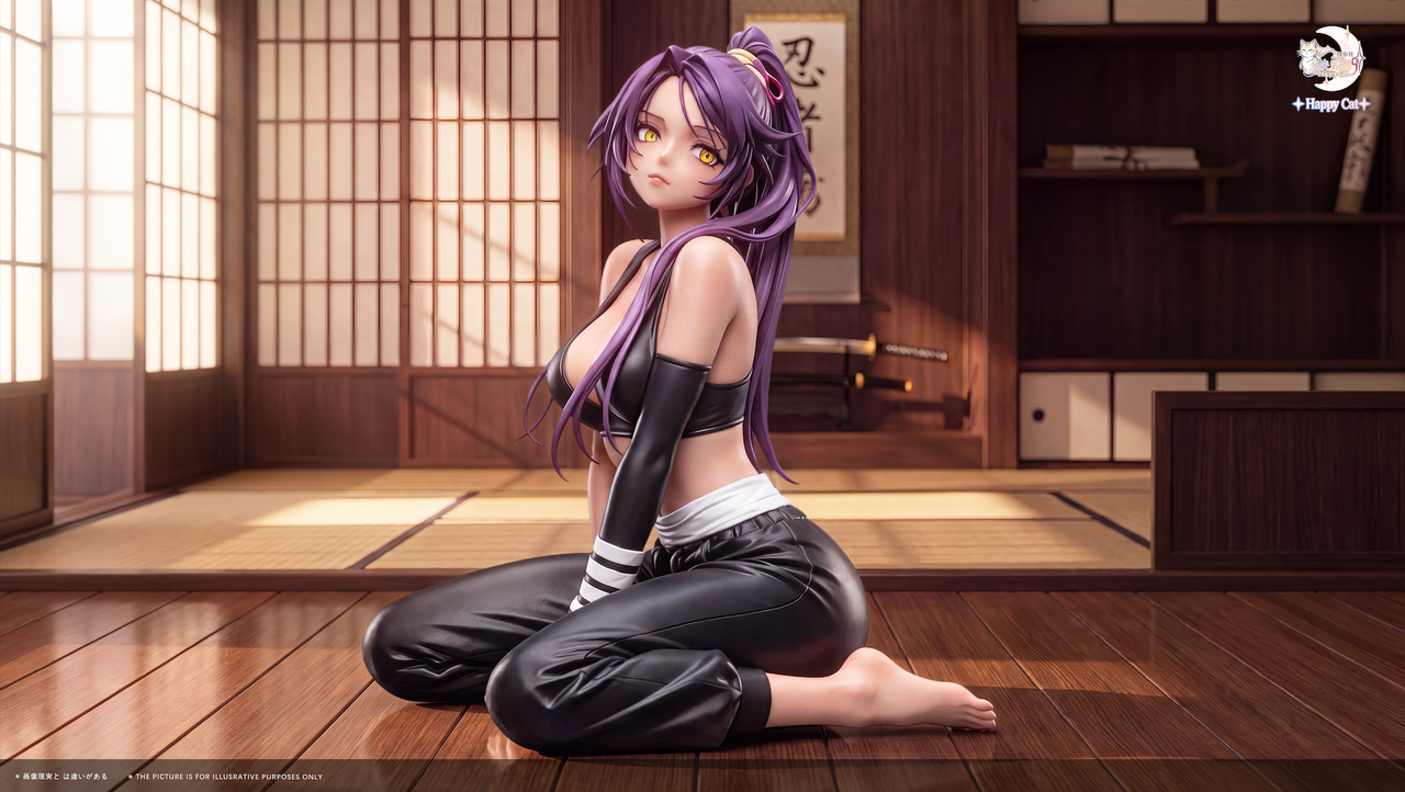 Happy Cat Studio – Yoruichi Shihouin Bleach 14 Resin Statue