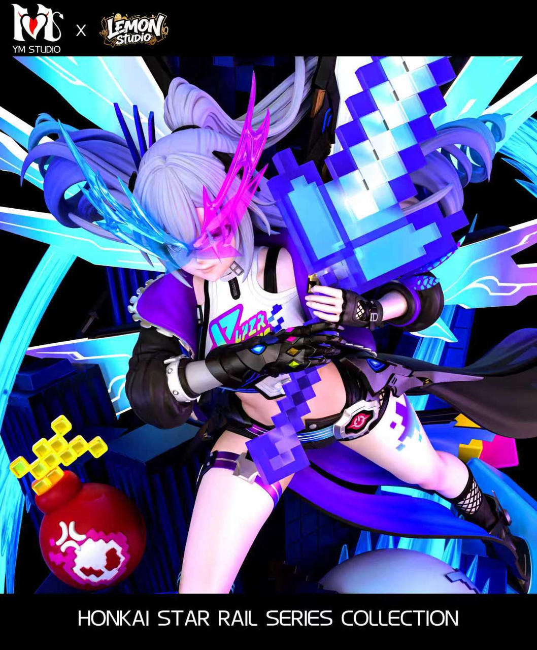 Honkai: Star Rail Silver Wolf 1/4 Scale TOPGK Resin Statue -YM × Lemon Studio - Image 6