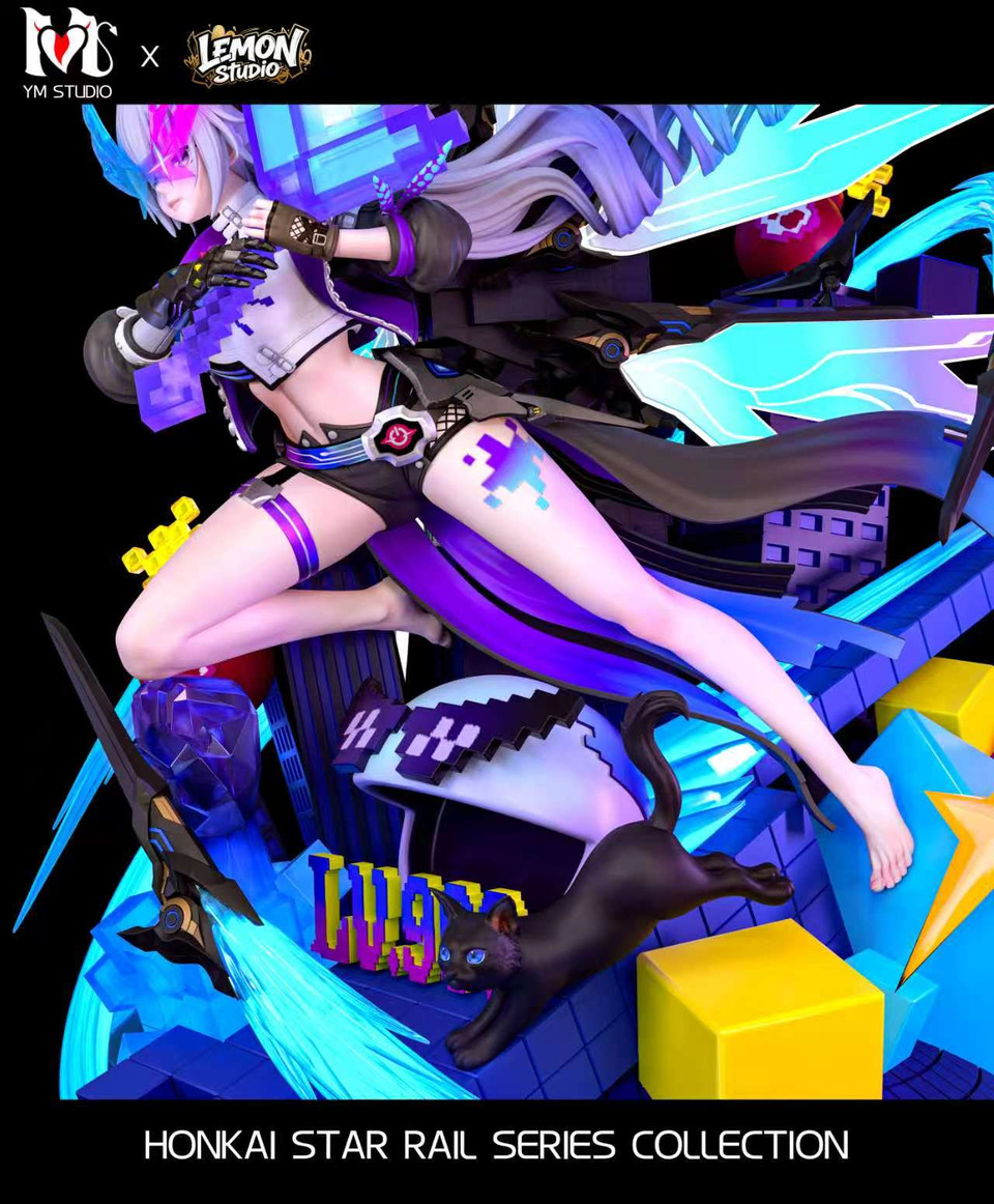 Honkai: Star Rail Silver Wolf 1/4 Scale TOPGK Resin Statue -YM × Lemon Studio - Image 4