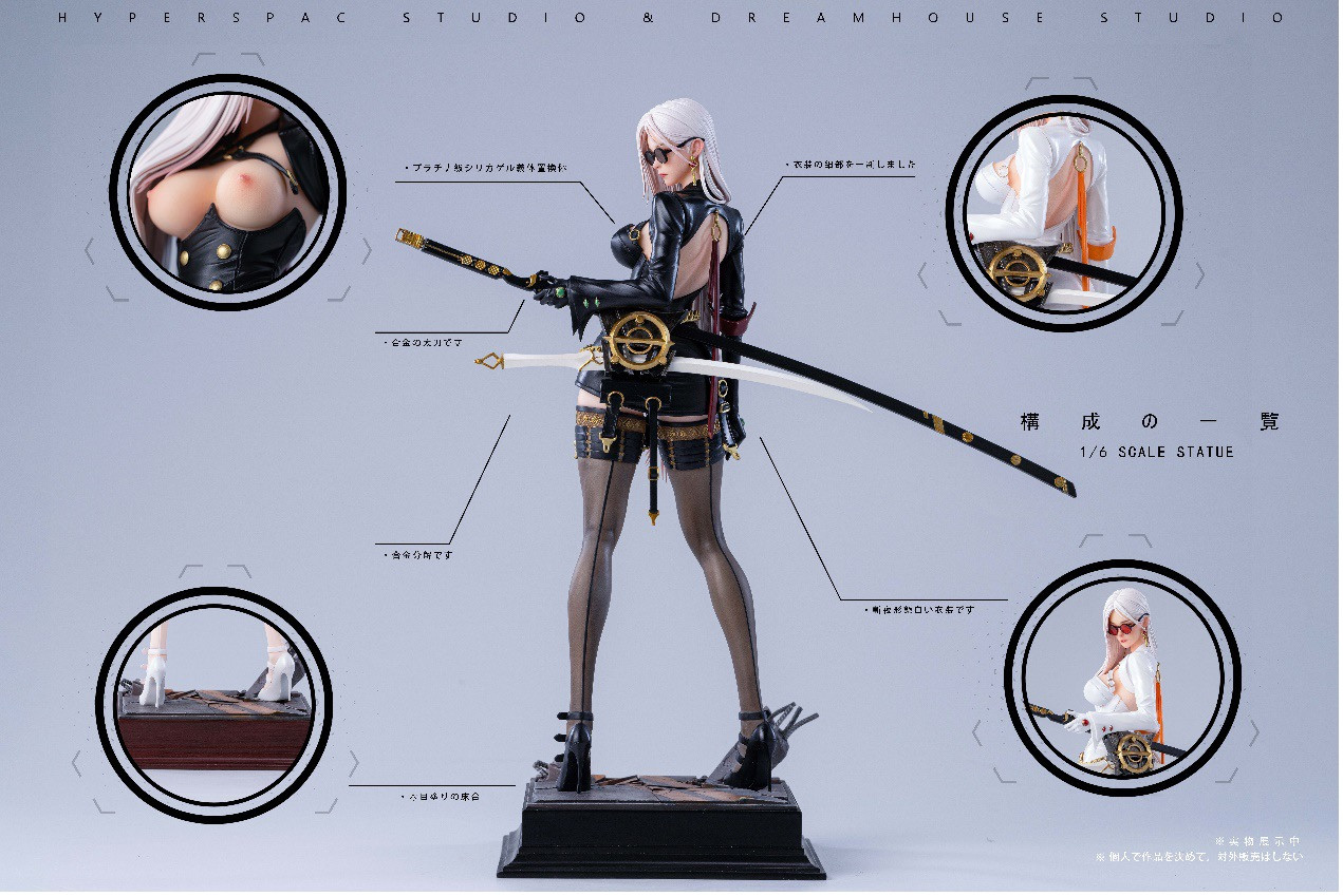Honkai Star Rail – Blade Black Version 16 Scale Statue – Hyperspace × DreamHouse Studio