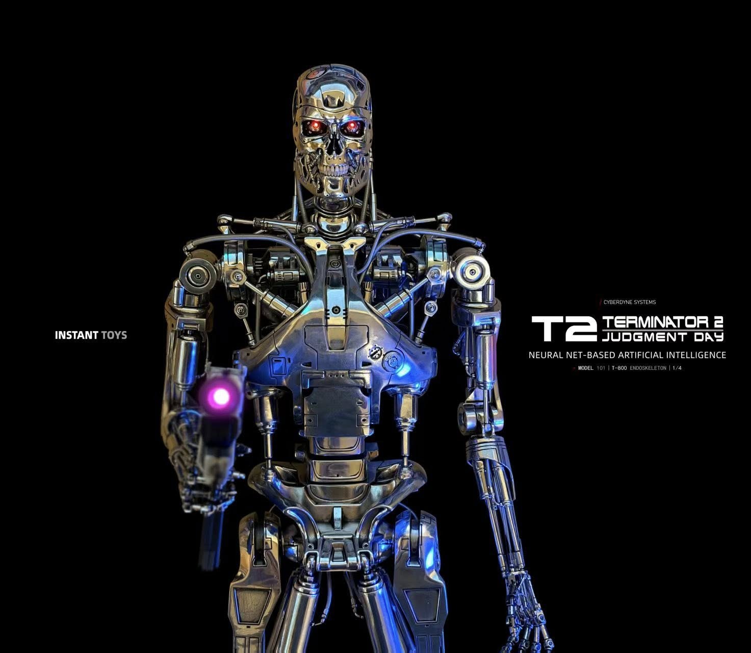 INSTANT TOYS - The Terminator Neural Net-Based Artificial Intelligence 14 Scale Statue