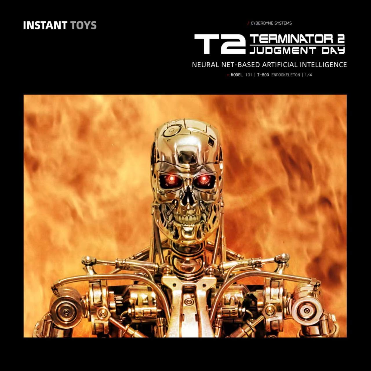 INSTANT TOYS - The Terminator Neural Net-Based Artificial Intelligence 14 Scale Statue