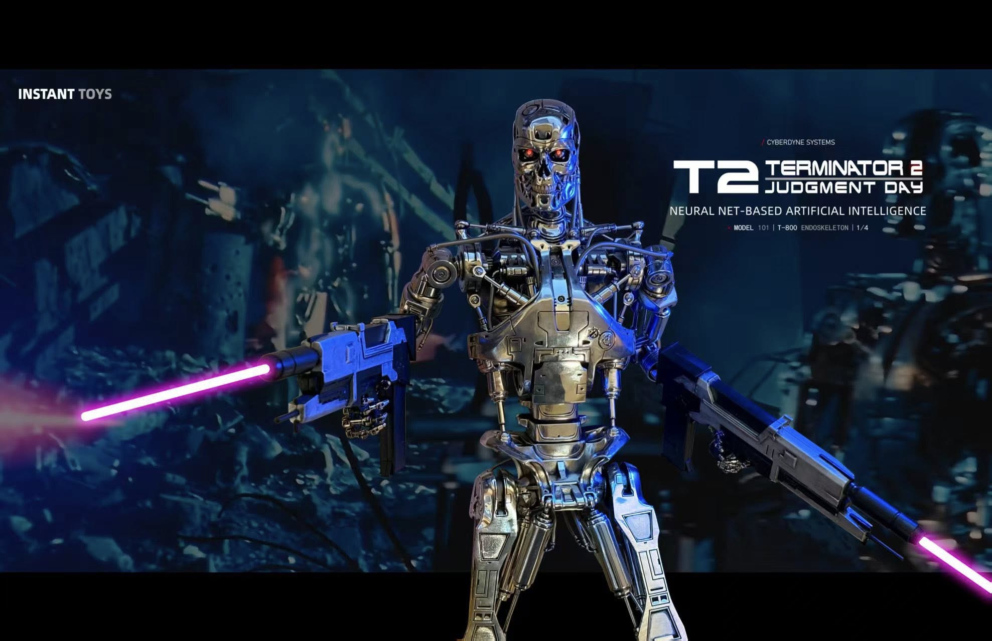 INSTANT TOYS - The Terminator Neural Net-Based Artificial Intelligence 14 Scale Statue