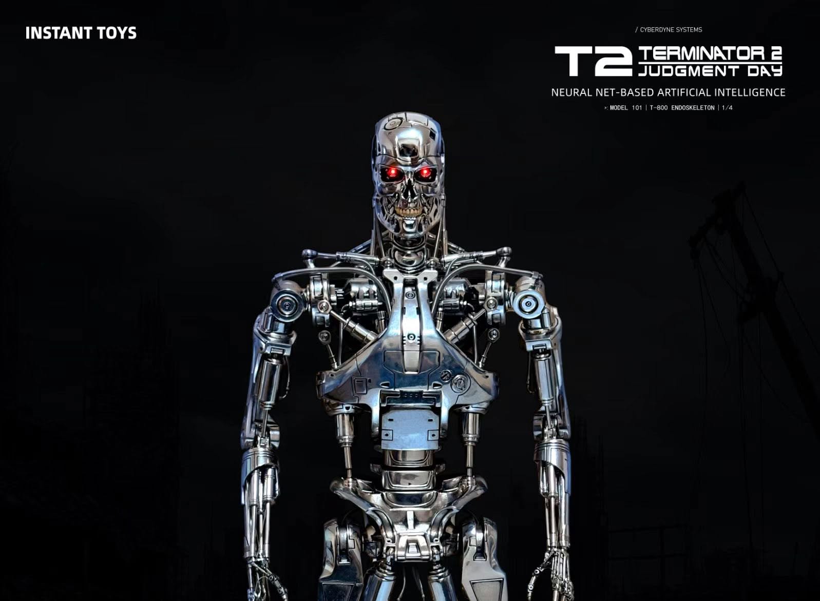 INSTANT TOYS - The Terminator Neural Net-Based Artificial Intelligence 14 Scale Statue