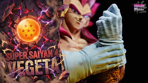 Ji Studio – Dragon Ball GT Super Saiyan 4 Vegeta 16 Scale Premium Resin Statue