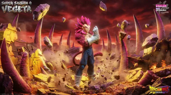 Ji Studio – Dragon Ball GT Super Saiyan 4 Vegeta 16 Scale Premium Resin Statue