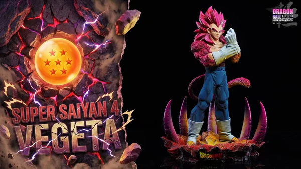Ji Studio – Dragon Ball GT Super Saiyan 4 Vegeta 16 Scale Premium Resin Statue