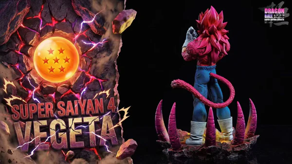 Ji Studio – Dragon Ball GT Super Saiyan 4 Vegeta 16 Scale Premium Resin Statue