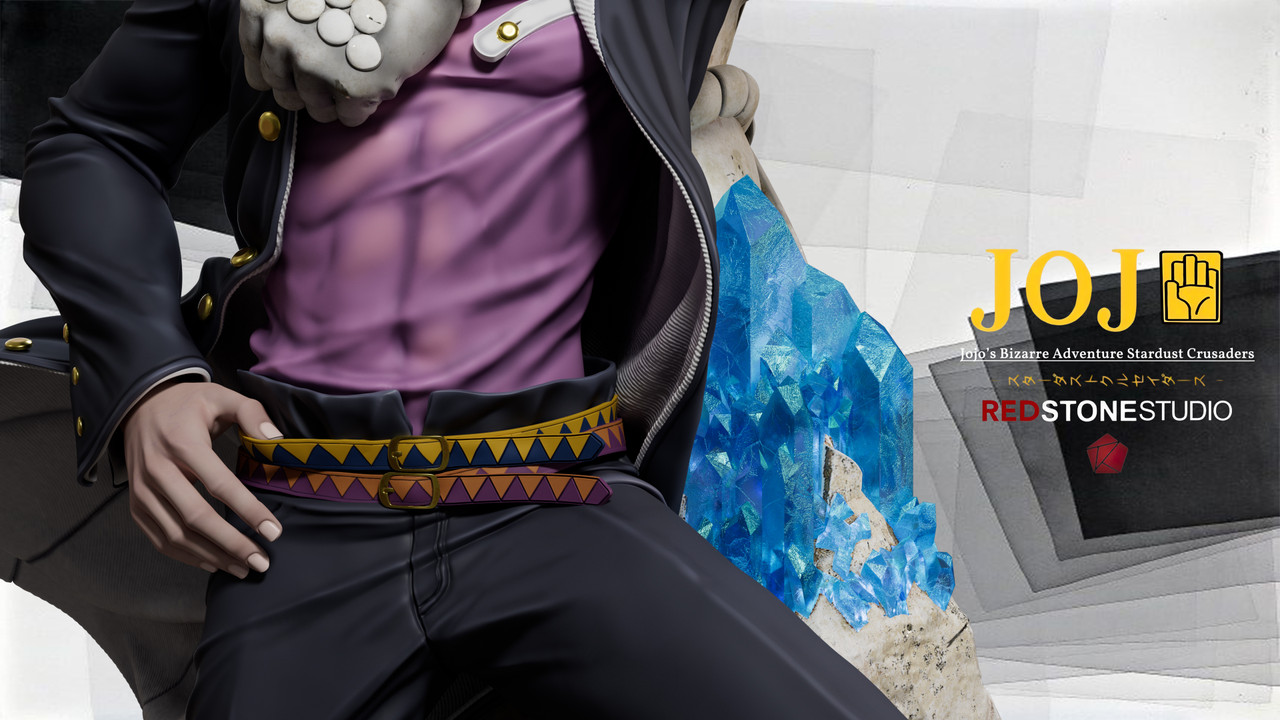 JoJo’s Bizarre Adventure Stardust Crusaders – Kujo Jotaro 16 Scale Statue – REDstone Studio