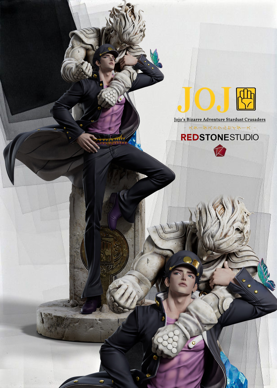 JoJo’s Bizarre Adventure Stardust Crusaders – Kujo Jotaro 16 Scale Statue – REDstone Studio