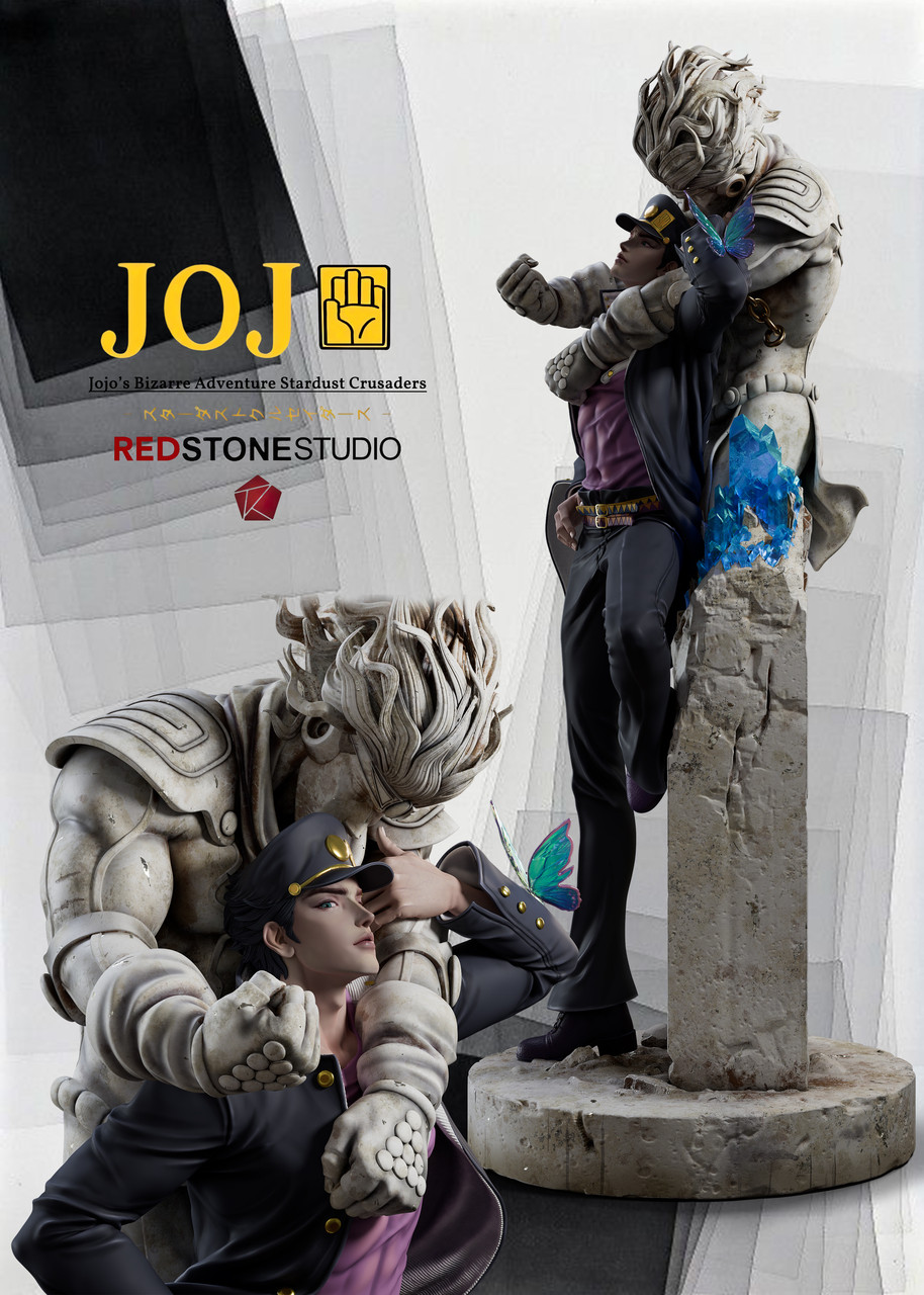 JoJo’s Bizarre Adventure Stardust Crusaders – Kujo Jotaro 16 Scale Statue – REDstone Studio