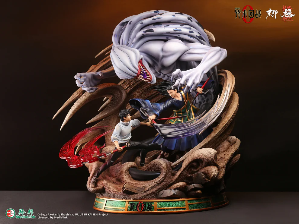 Jujutsu Kaisen Yuta Okkotsu & Rika Orimoto vs Suguru Geto 16 Scale TOPGK Statue – Manas Studio