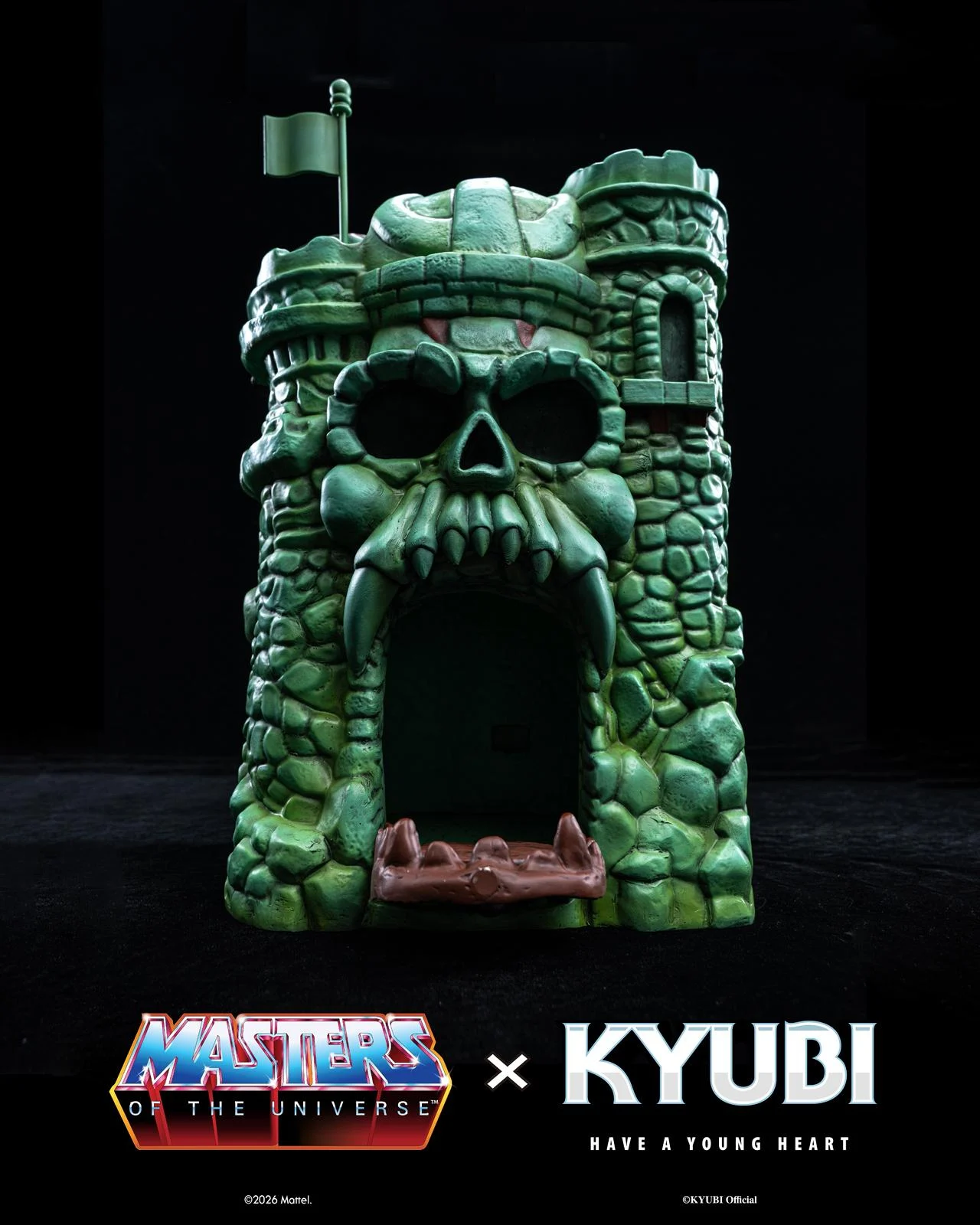 KYUBI Studio - Masters of the Universe Castle Grayskull Collectible Charging Statue (Licensed)