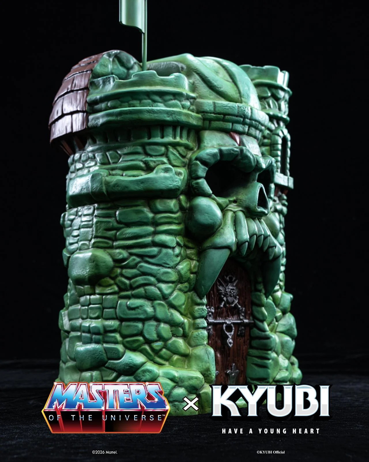 KYUBI Studio - Masters of the Universe Castle Grayskull Collectible Charging Statue (Licensed)