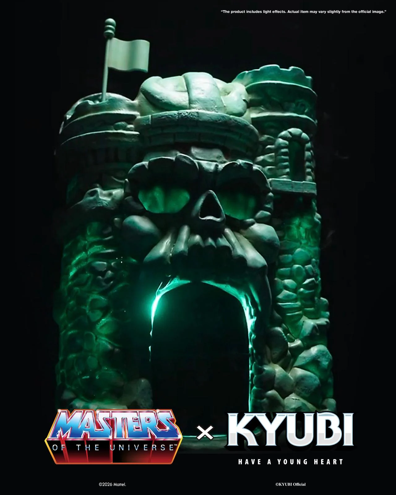 KYUBI Studio - Masters of the Universe Castle Grayskull Collectible Charging Statue (Licensed)