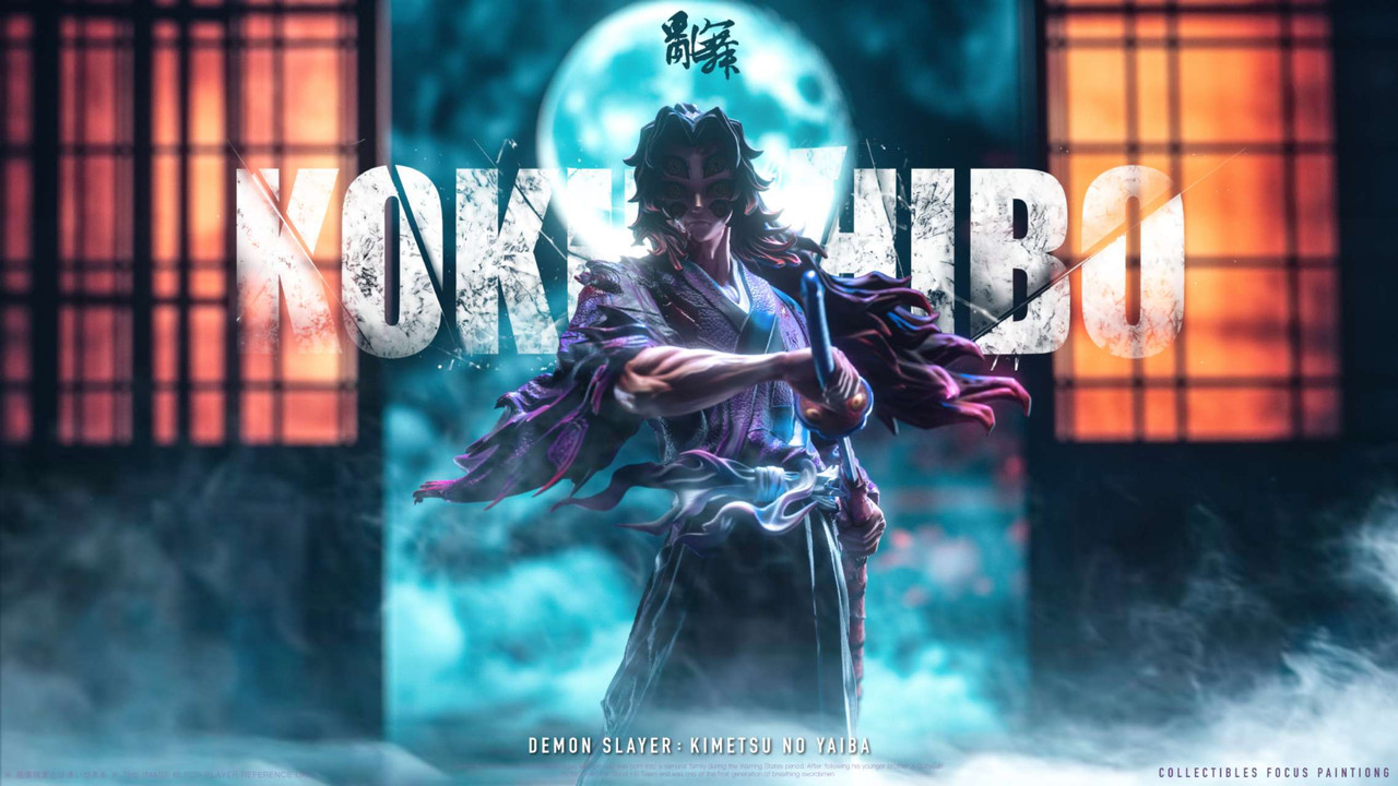 Demon Slayer Kokushibo 1/6 Scale TOPGK Statue – LuanWu Studio - Image 5