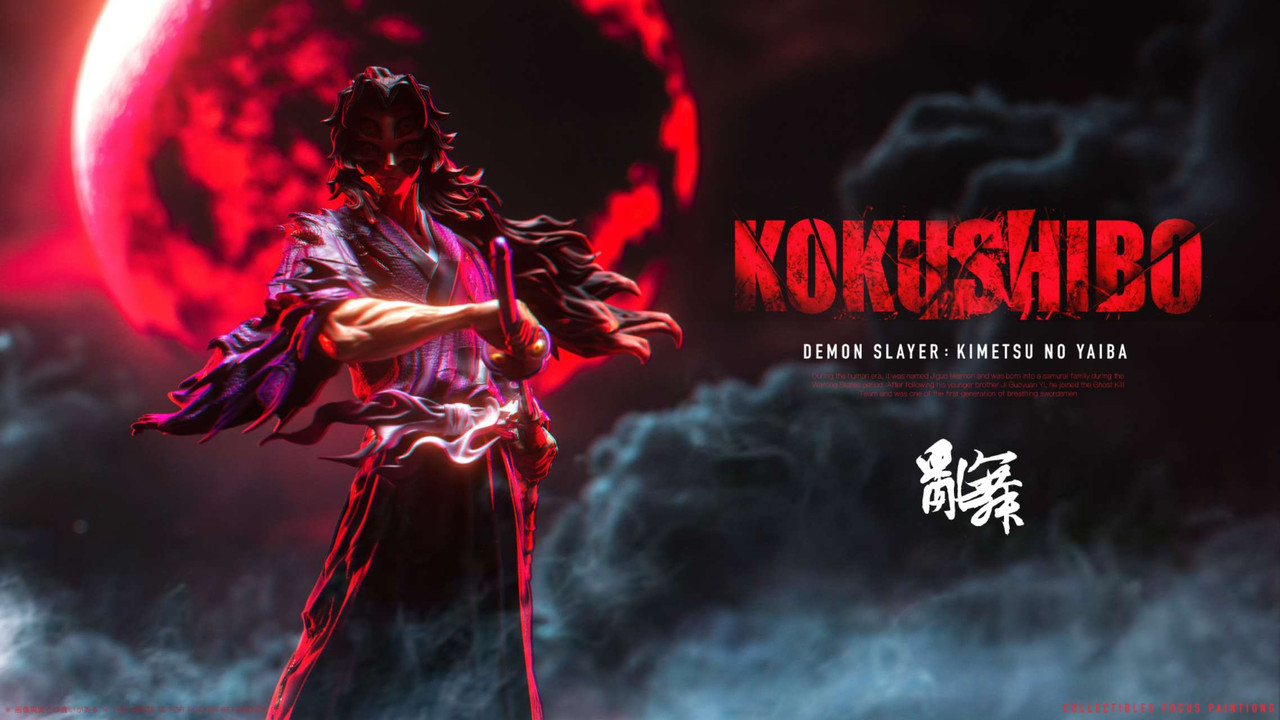 Demon Slayer Kokushibo 1/6 Scale TOPGK Statue – LuanWu Studio - Image 4