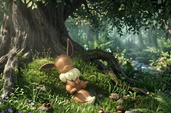 Ling Feng Ge Studio Pokémon Jolteon Sylveon Eevee Pikachu