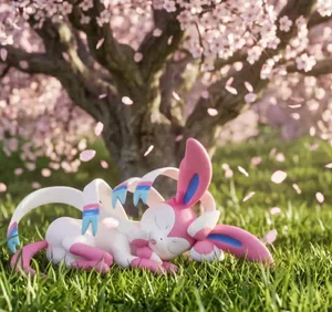 Ling Feng Ge Studio Pokémon Jolteon Sylveon Eevee Pikachu