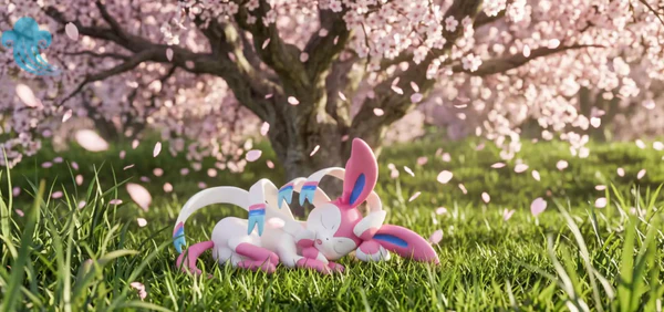 Ling Feng Ge Studio Pokémon Jolteon Sylveon Eevee Pikachu