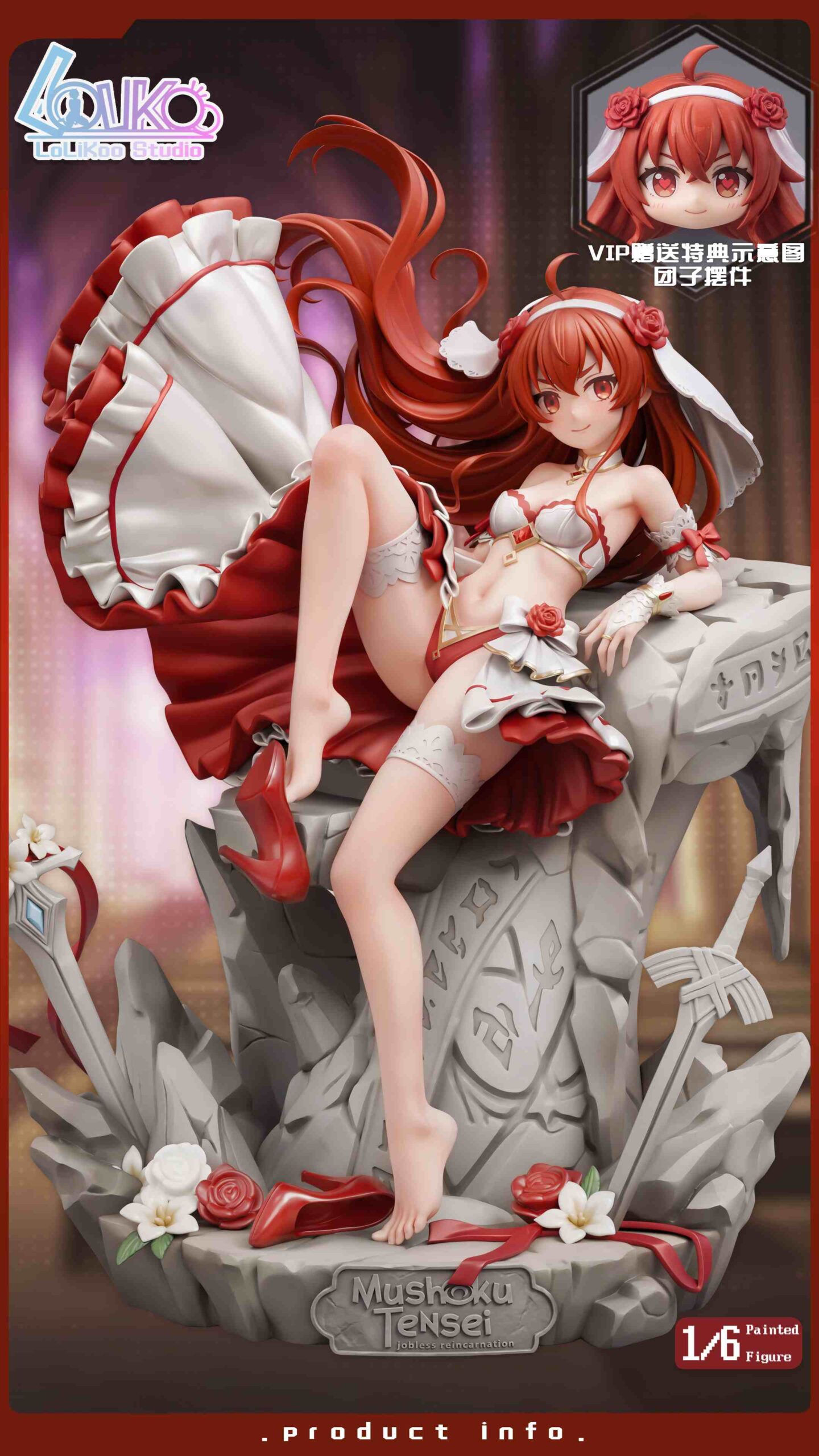 Lolikoo Studio Mushoku Tensei: Jobless Reincarnation Eris Boreas Greyrat