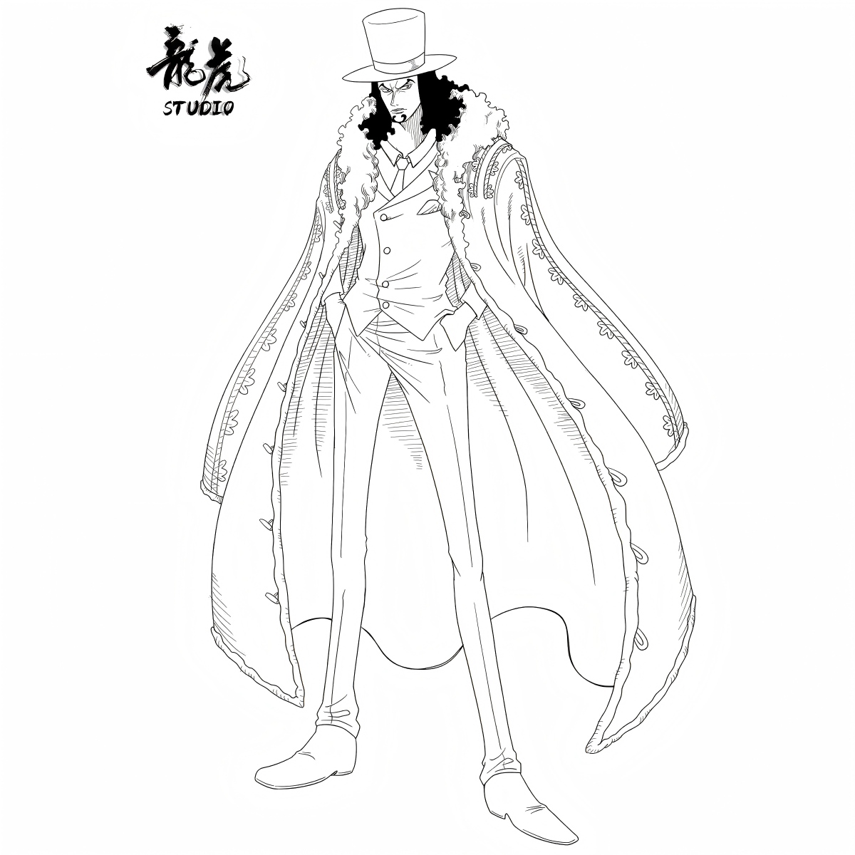 long hu studio One Piece Rob Lucci