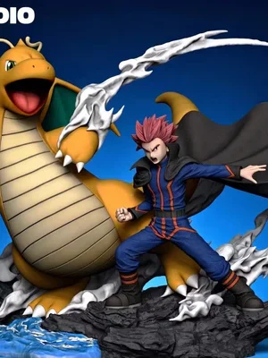 MAGA Studio Pokémon Lance Dragonite