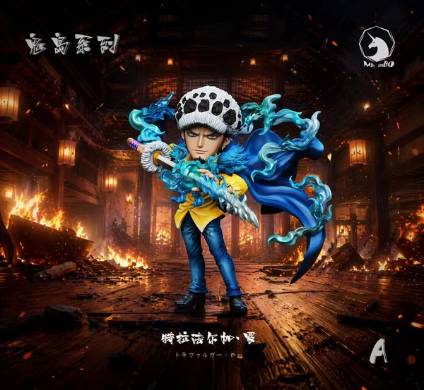 MDS Studio - Destiny Confrontation Onigashima 018 Trafalgar D. Water Law One Piece