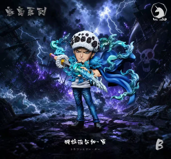 MDS Studio - Destiny Confrontation Onigashima 018 Trafalgar D. Water Law One Piece