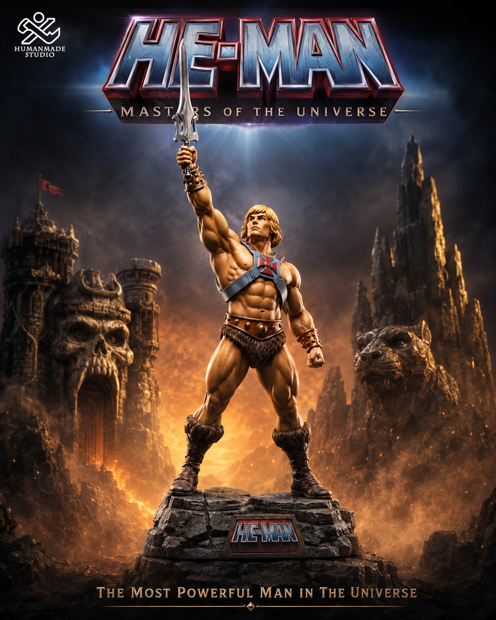 Masters of the Universe He-Man 14 Scale TOPGK Statue – HumanMade Studio
