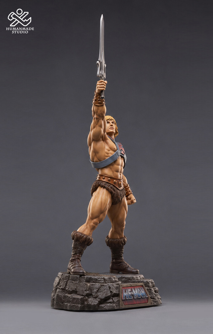 Masters of the Universe He-Man 1/4 Scale TOPGK Statue – HumanMade Studio - Image 2