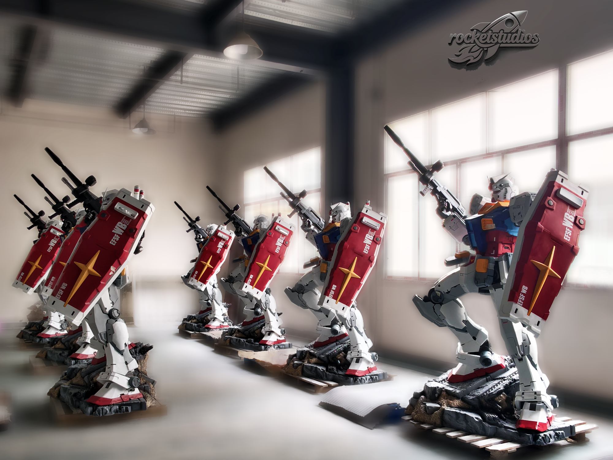 Mobile Suit Gundam – RX-78-2 Gundam TOPGK Statue – Rocket Studio - Image 4