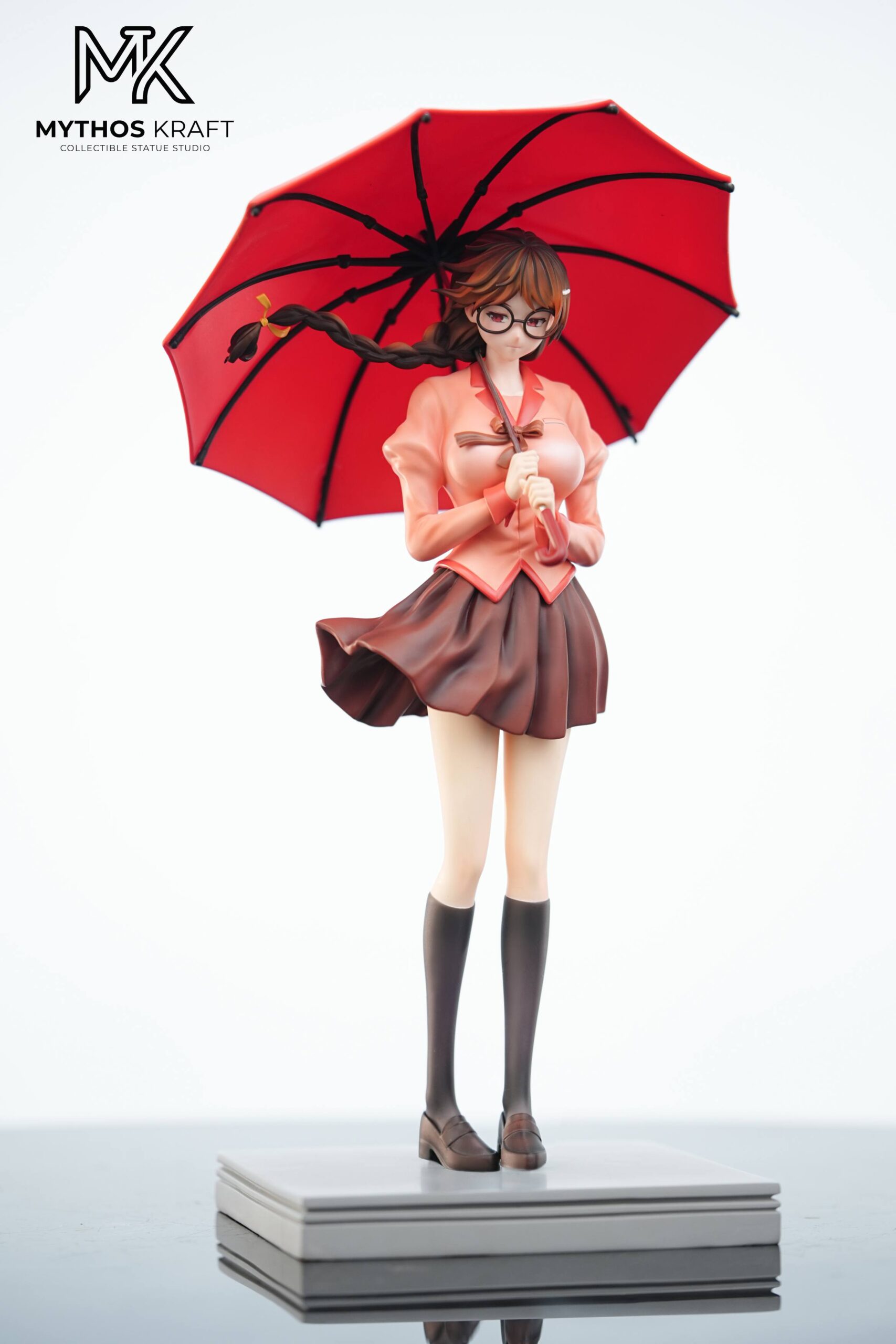 Monogatari Series Tsubasa Hanekawa 16 Scale TOPGK Statue -Mythos Kraft Studio