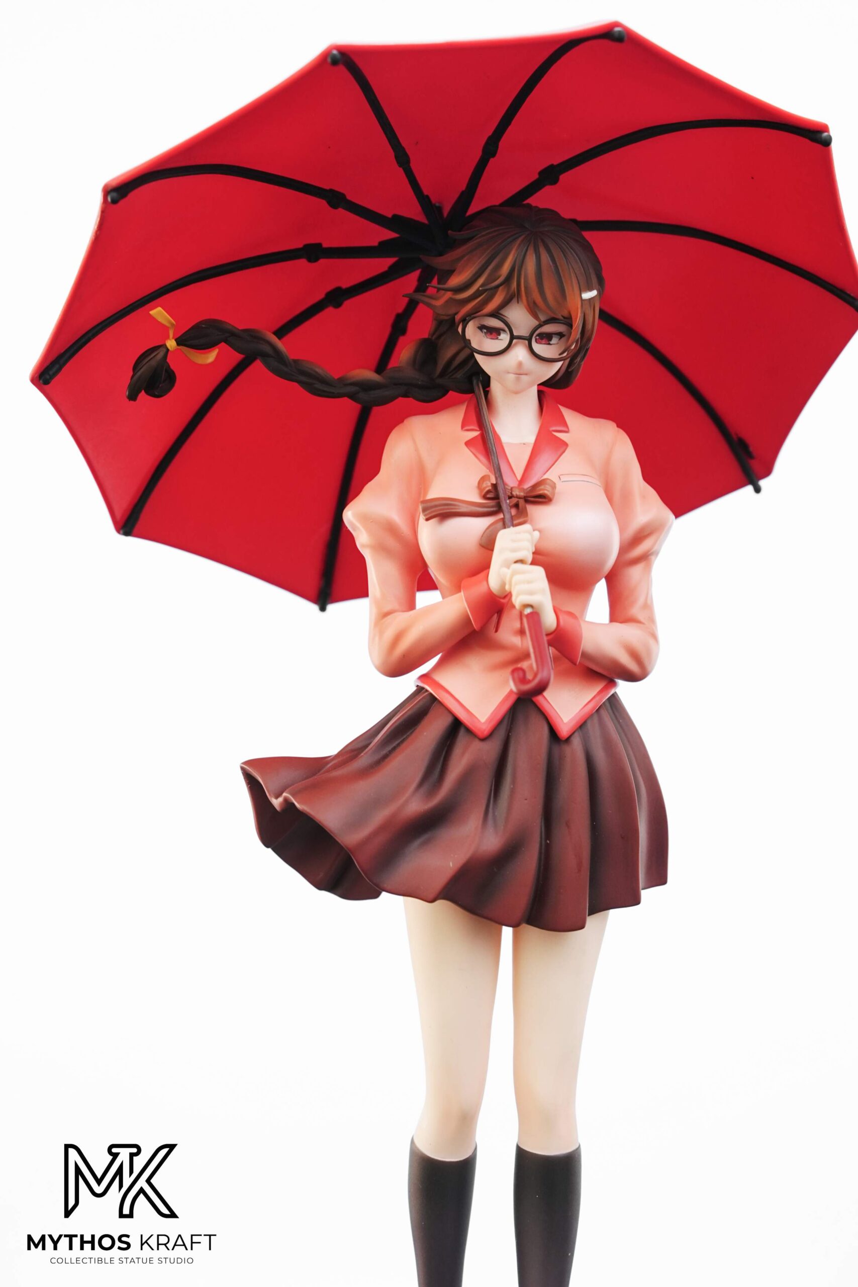 Monogatari Series Tsubasa Hanekawa 1/6 Scale TOPGK Statue -Mythos Kraft Studio - Image 2