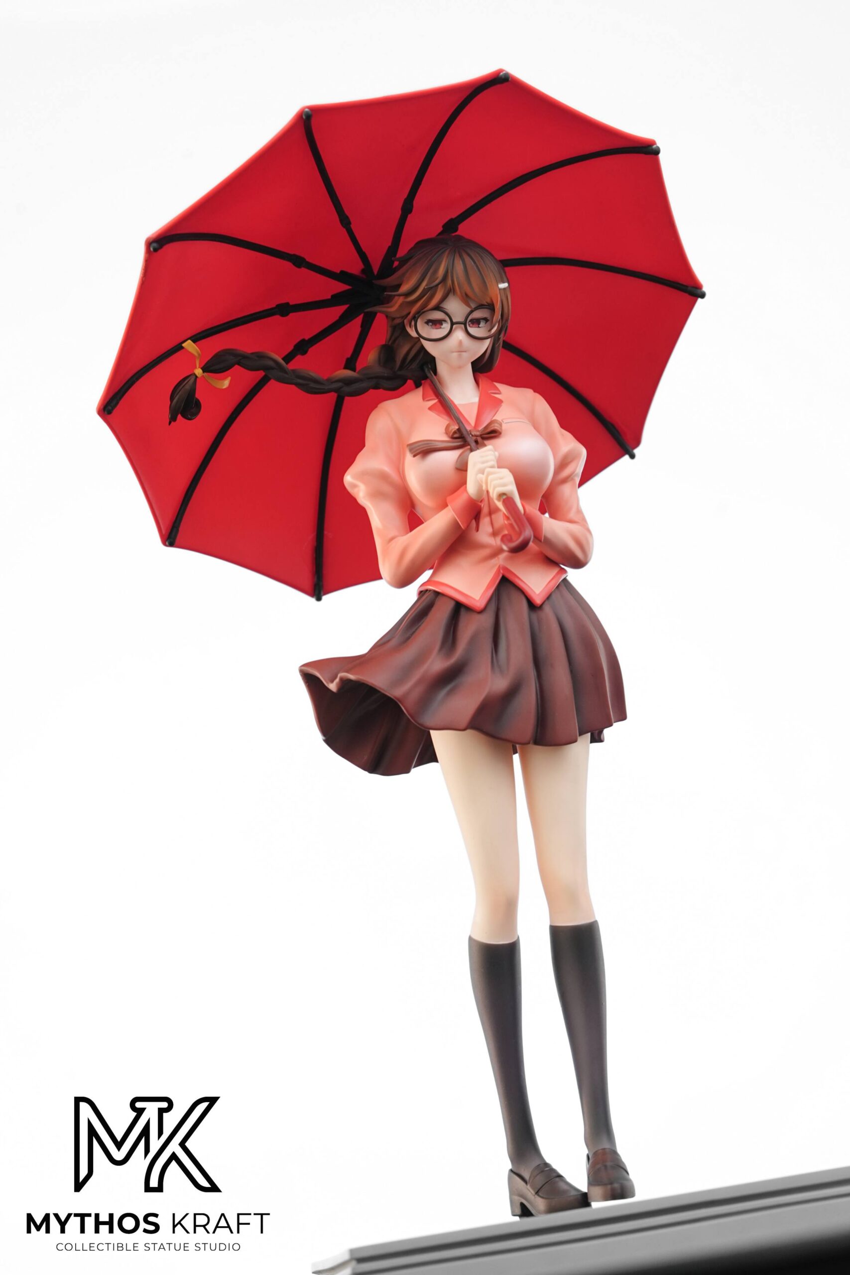 Monogatari Series Tsubasa Hanekawa 1/6 Scale TOPGK Statue -Mythos Kraft Studio - Image 3