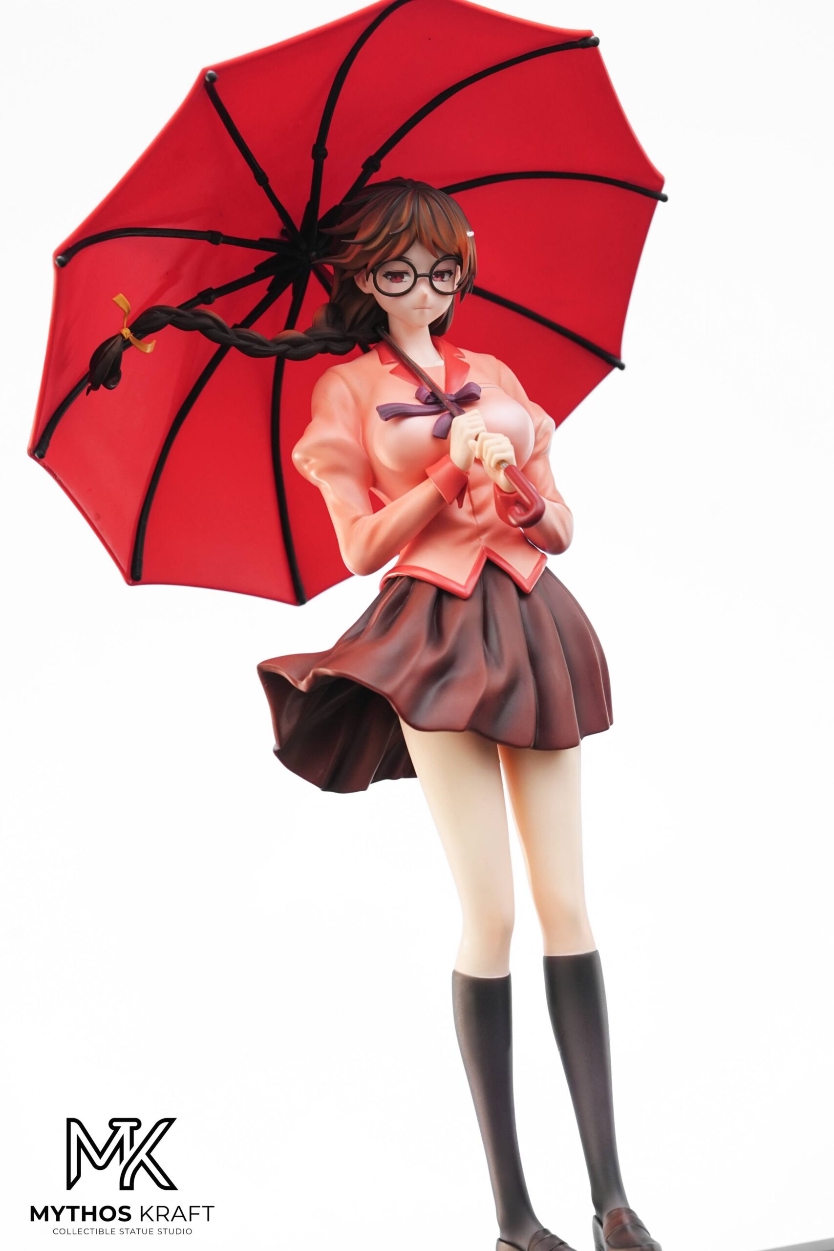 Monogatari Series Tsubasa Hanekawa 1/6 Scale TOPGK Statue -Mythos Kraft Studio - Image 5