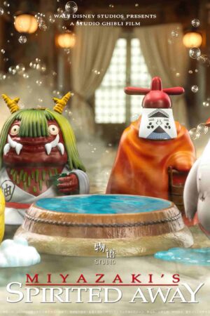 Monogatari Studio Spirited Away Bathhouse Four Gods
