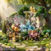 MoonShadow Studio Pokémon Glaceon Pichu Leafeon Espeon Jolteon Flareon Sylveon Vaporeon Umbreon Yamper Mew Eevee