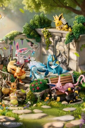 MoonShadow Studio Pokémon Glaceon Pichu Leafeon Espeon Jolteon Flareon Sylveon Vaporeon Umbreon Yamper Mew Eevee